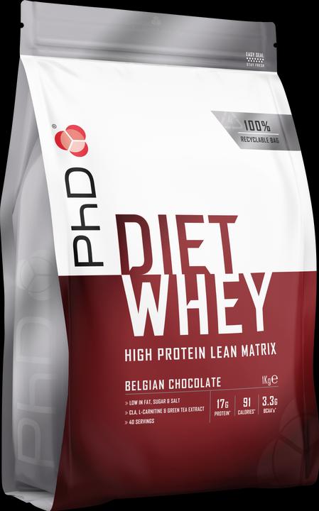 Actual product image PhD Nutrition Diet Whey (Belgian chocolate, 1 pcs., 1000 g)