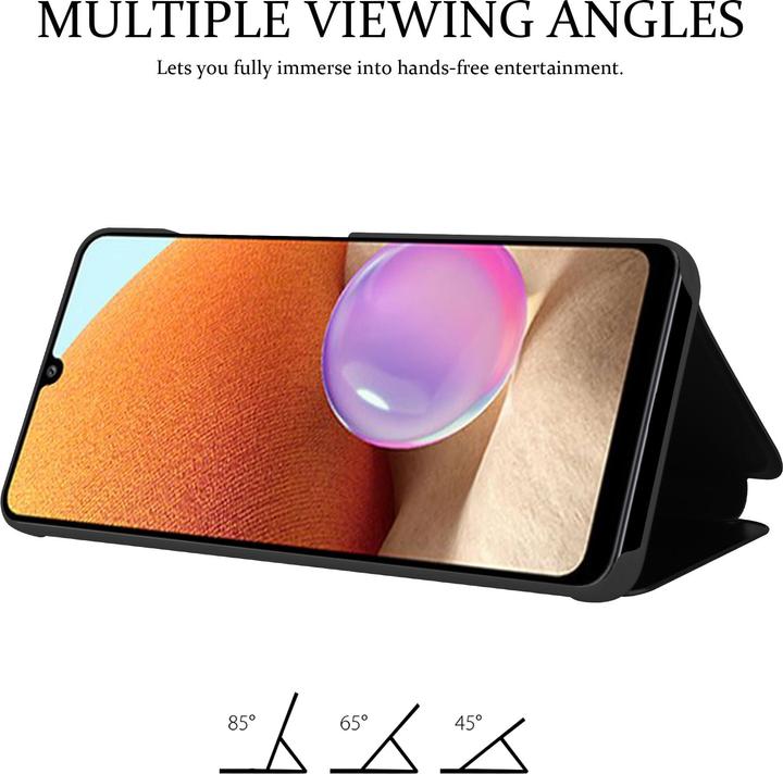 Actual product image Cadorabo Book Smart View Mirror Cover (Samsung Galaxy A32)