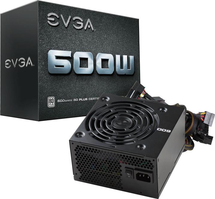 Actual product image EVGA Zasilacz 600W (100-W1-0600-K2) (600 W)