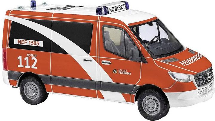 Image du produit Busch 53459 H0 Mercedes Benz Sprinter empattement court Pompiers de Berlin