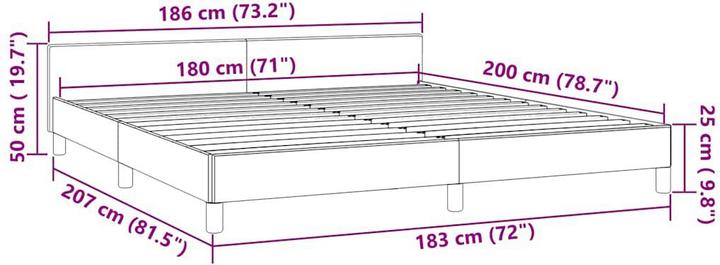 Actual product image VidaXL Johnny (180 x 200 cm)