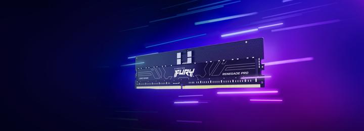 Image du produit Kingston D5 64GB 4800-36 Renegade PRO ECC K4 KFY KF548R36RBK4-64 (4 x 16GB, 4800 MHz, RAM DDR5, DIMM)