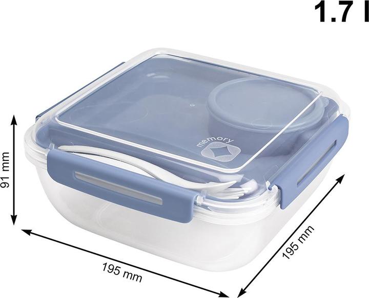 Actual product image Rotho RTH Salad Box Memory B3 1,7l