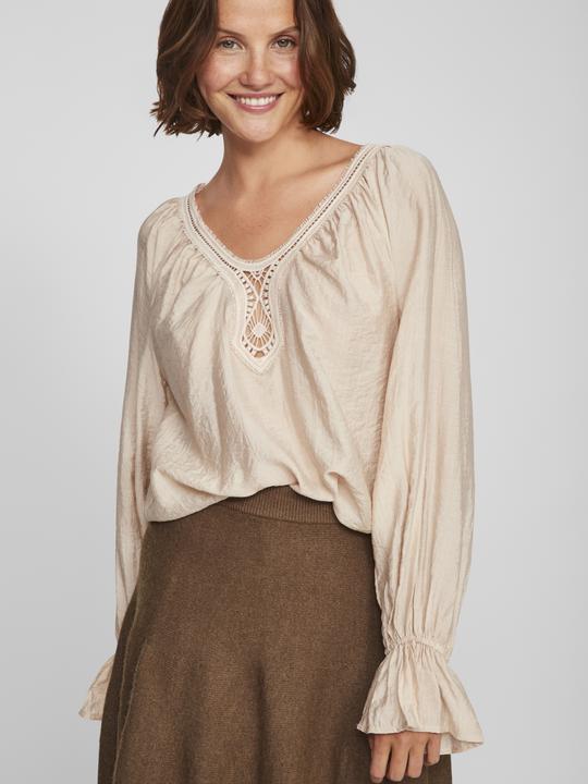 Actual product image Vila V-neck top with long sleeves (34)