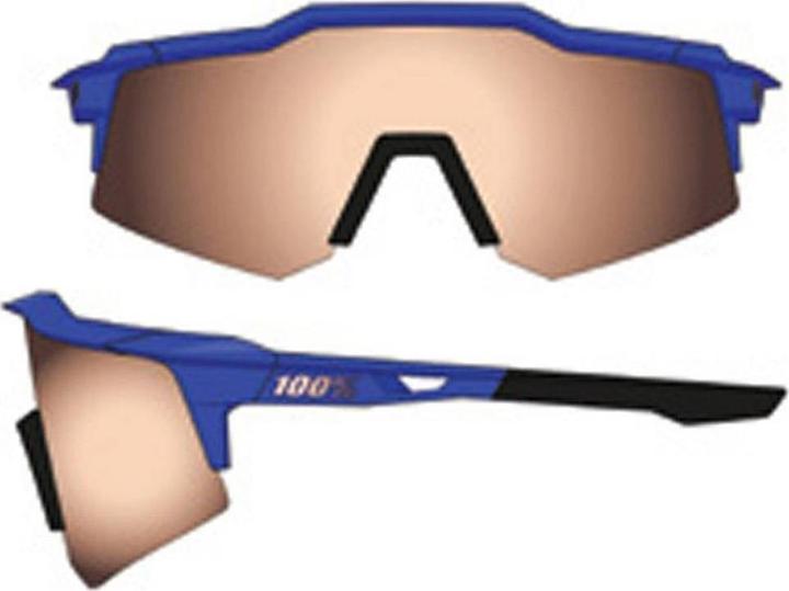 Image du produit 100% Brille Speedcraft XS Soft Tact (gloss cobalt blue, hiper copper mirror)