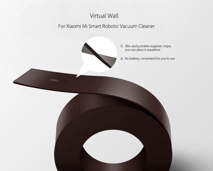 Image du produit Hermex XIAOMI Mi Robot Roborock S50 Vacuum Cleaner Magnetband Invisible Wall Saugroboter 2M