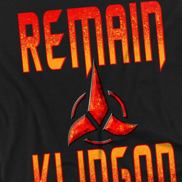 Produktbild Universal Textiles Remain Klingon TShirt (M)