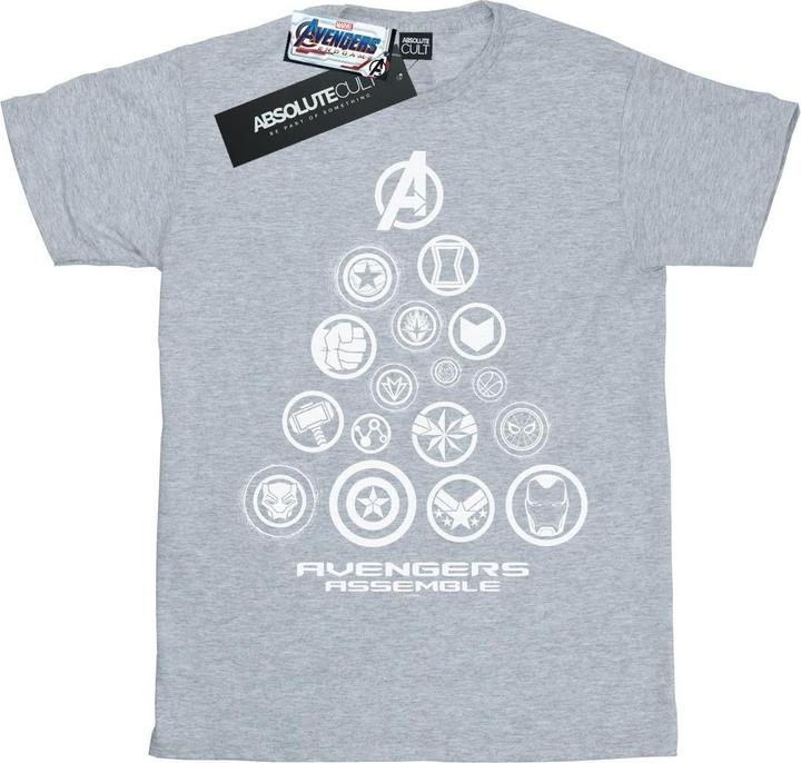 Actual product image Mens Avengers Endgame Pyramid Icons T-Shirt (L)
