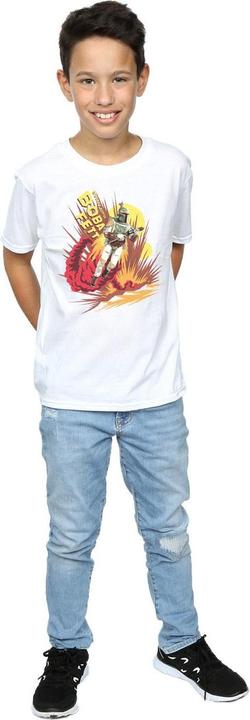 Image du produit Star Wars - T-shirt BOBA FETT ROCKET POWERED - Garçon (152, 158)