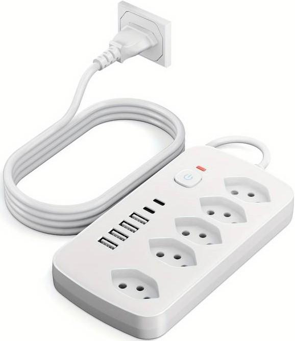Produktbild PhoneLook 11-in-1-Steckdosenleiste (5 x, USB-A, USB-C)