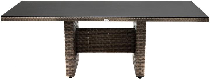 Produktbild Ploss Nizza Diningtisch Geflecht/Glasplatte 220x100 cm (220 cm)