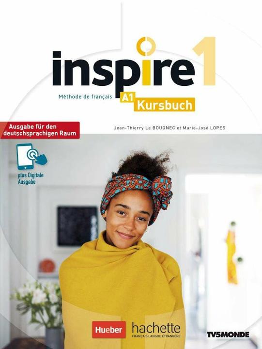 Actual product image Inspire 1 - Édition pour les pays germanophones. Livre de cours avec audio/vidéo en ligne, code et (French, Jean-Thierry Le Bougnec, Marie-José Lopes, 2021)