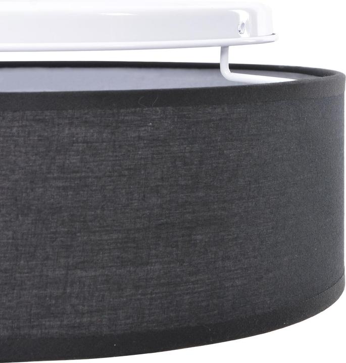 Produktbild VidaXL Deckenlichter Flush Mount Schwarz Ø 38 cm Stoff E27