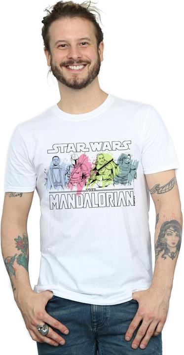 Produktbild Star Wars The Mandalorian Character Pose TShirt (4XL)