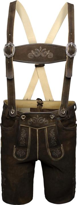 Immagine prodotto Maddox Pantaloni in pelle Rafael Antique Nut, corti, marroni (54)