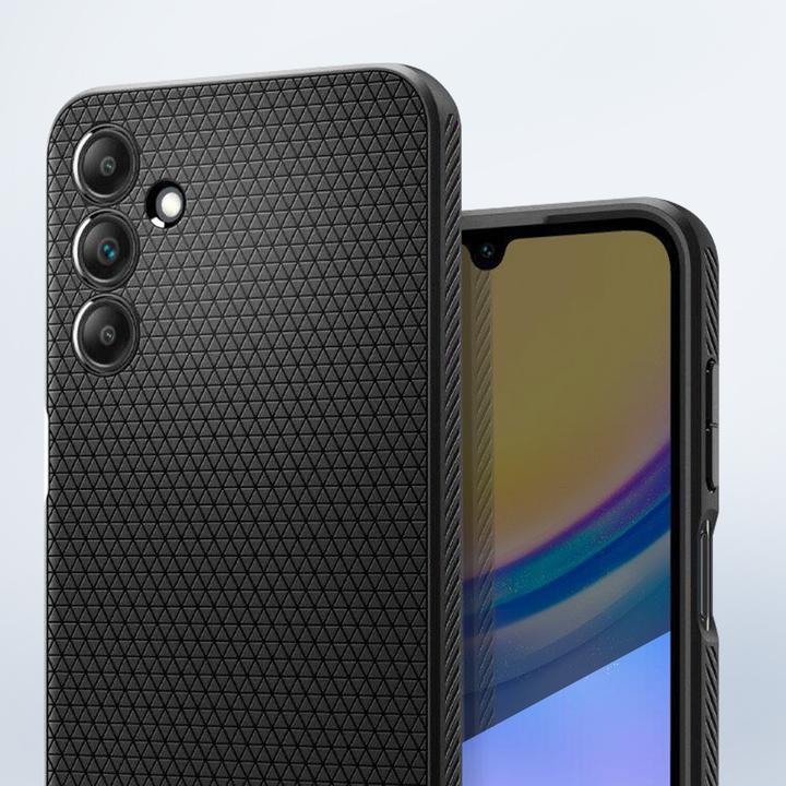 Actual product image Spigen Liquid Air Sam A15 4G/5G czarny/matte black ACS07246 (Samsung Galaxy A15)