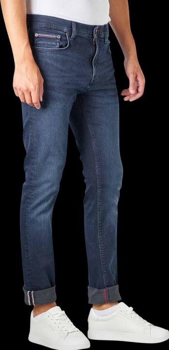 Actual product image Tommy Hilfiger Bleecker Jeans Slim Fit Iowa Blue Black (W31/L36)