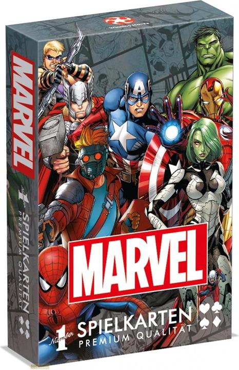 Produktbild Winning Moves WIN30638 - Playing Cards - Marvel Universe, Spielkarten, 2+ Spieler, ab 8 Jahren (DE-Ausgabe) (Deutsch)