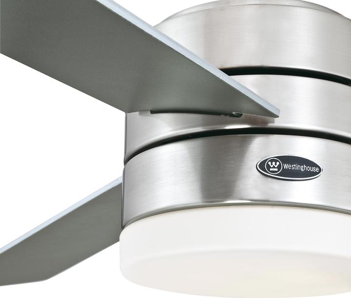 Produktbild Westinghouse Deckenventilator Vista Edelstahl 122 cm mit LED (51 dB)