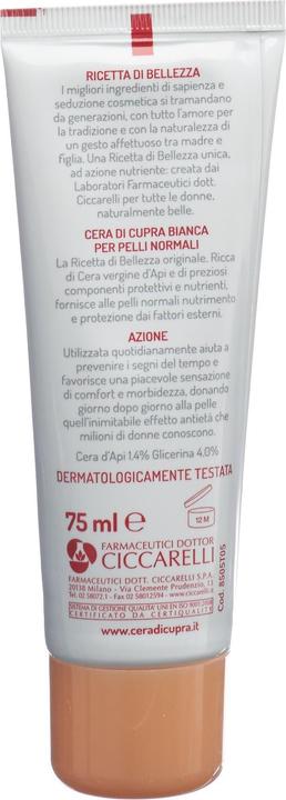 Immagine prodotto Cera di Cupra bianca (Crema corpo, 75 ml)