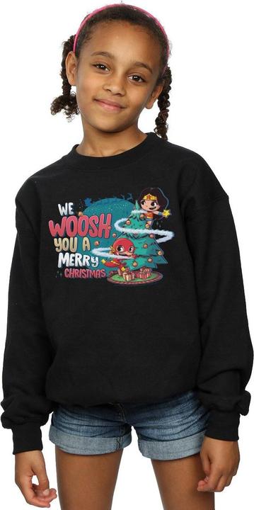 Produktbild Super Friends We WHOOSH You A Merry Christmas Sweatshirt Mädchen (140, 146)