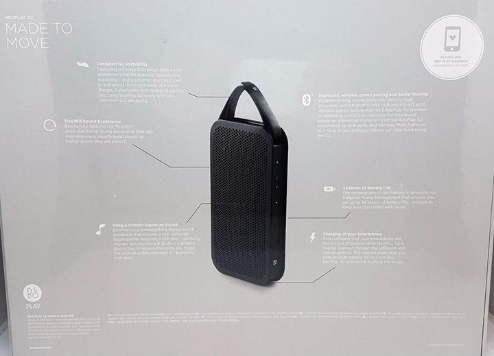 Image du produit B&O BeoPlay A2 (24 h, Fonctionnement sur batterie)