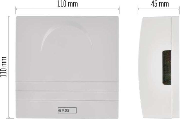 Produktbild Emos Draht-Türklingel P57001 (Drahtgebunden)