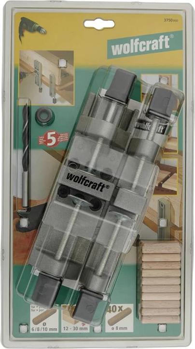 Produktbild wolfcraft Universal-Holzdübler-Set (40 Stk.)