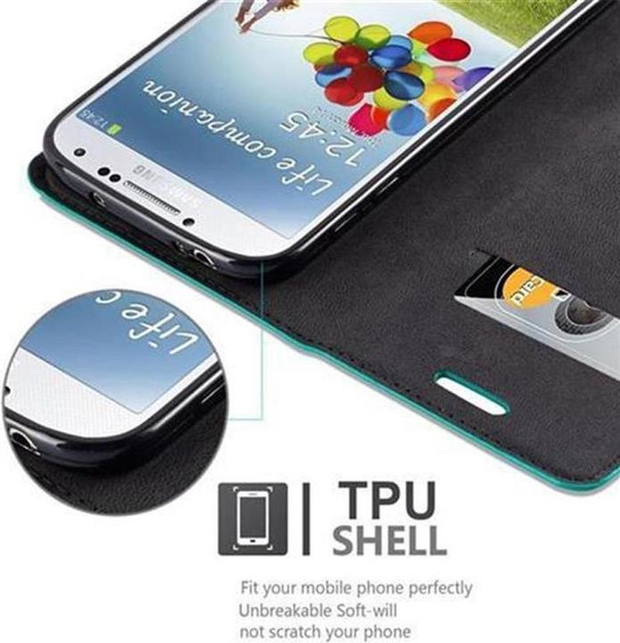 Actual product image Cadorabo Book Invisible Magnet Cover (Samsung Galaxy S4)