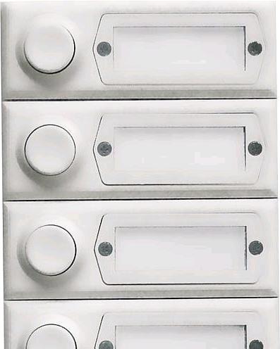 Actual product image Grothe Bell push button with name plate (Cable)