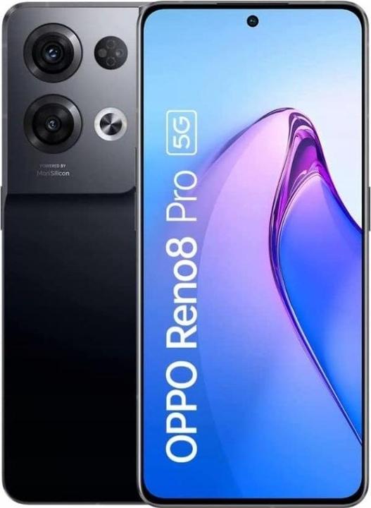 Produktbild OPPO Reno 8 Pro (256 GB, Glazed Black, 6.70", Dual SIM, 50 Mpx, 5G)