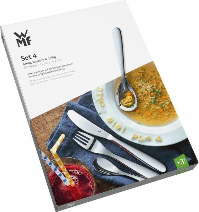 Produktbild WMF Kinderbesteck 4tlg Farm ab 3 Jahre Edelstahl poliert