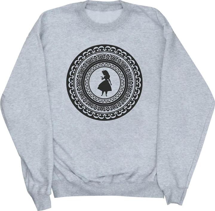 Disney Mädchen Alice im Wunderland Kreis Sweatshirt