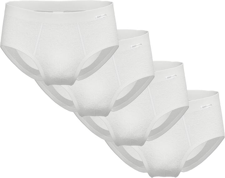 Immagine prodotto Ammann Confezione da 4 slip / mutande a doppia costina in cotone biologico (XXL, confezione da 4)