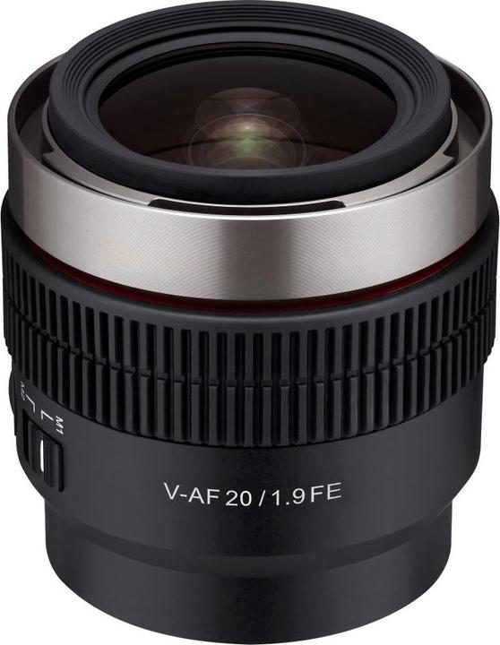 Immagine prodotto Samyang V-AF 20mm F1.9 Sony E-mount (Sony E, Full-frame, APS-C / DX)