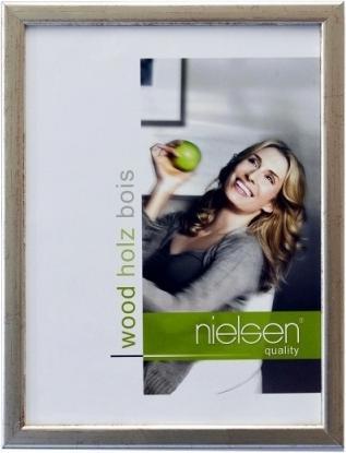 Actual product image Nielsen Frame Zoom wood 21x29,7cm silver (21 x 29.7 cm)