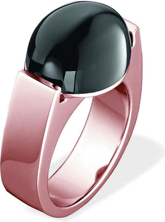 Produktbild Xen Ring mit Onyx rosè vergoldet poliert (51)