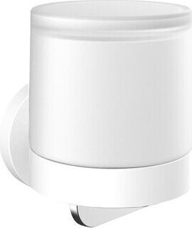 Immagine prodotto Emco Dispenser rotondo per sapone liquido, comando a una mano, vetro cristallo satinato