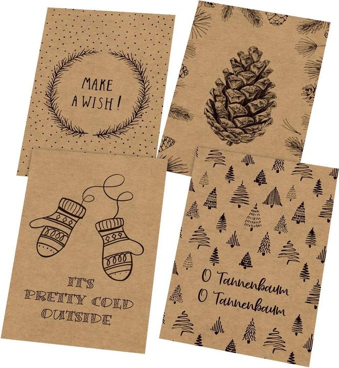 Image du produit Sigel Set de cartes postales de Noël "Noël naturel", DIN A6 (1 pcs)
