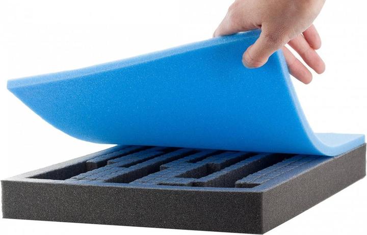 Produktbild Feldherr DS020BBLUE - Double-Size 550 mm x 345 mm x 3 mm Shadowboard Schaumstoffboden / Sch (Schaumstoff)