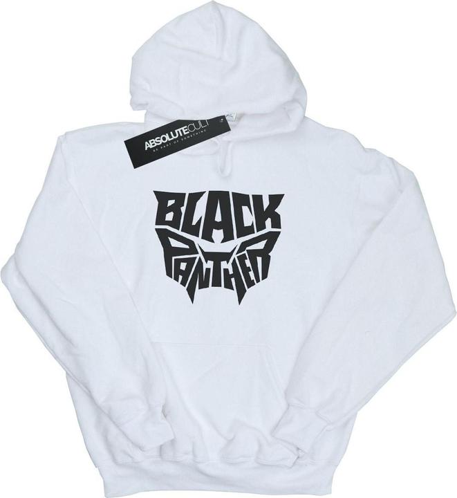 Actual product image Mens Black Panther Worded Emblem Hoodie (XL)