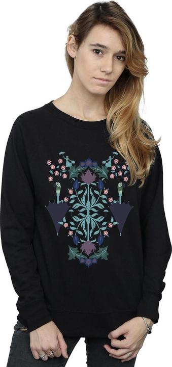 Actual product image Disney Womens/Ladies Mary Poppins Floral Collage Sweatshirt (L)