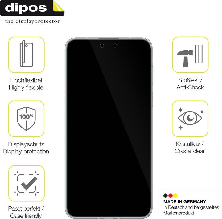 Actual product image Dipos 3D Full Cover Screen Protector (1 Piece, Mate S)