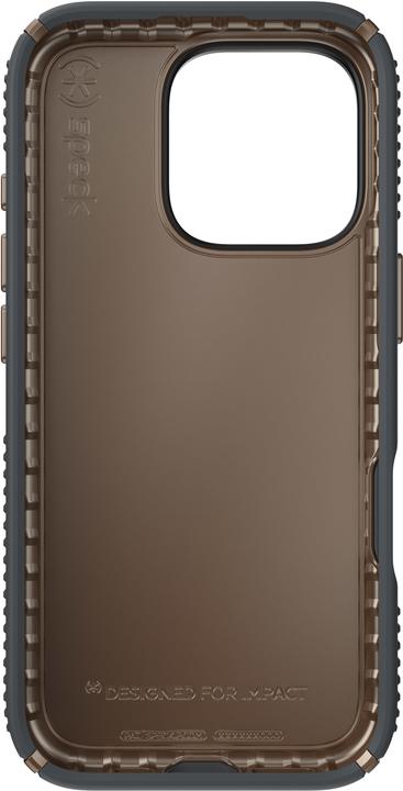 Actual product image speck Presidio2 Grip Apple iPhone 16 Pro Charcoal Grey - with Microban (Apple iPhone 16 Pro)