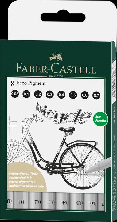 Image du produit Faber-Castell Stylo à encre (Noir, 8 x)