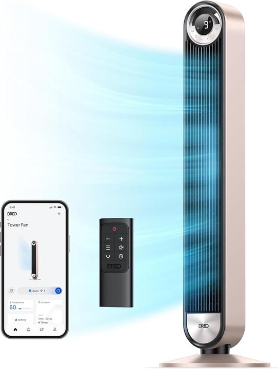 Immagine prodotto Dreo Turmventilator Sternenlicht mit Sprachsteuerung (23 dB)