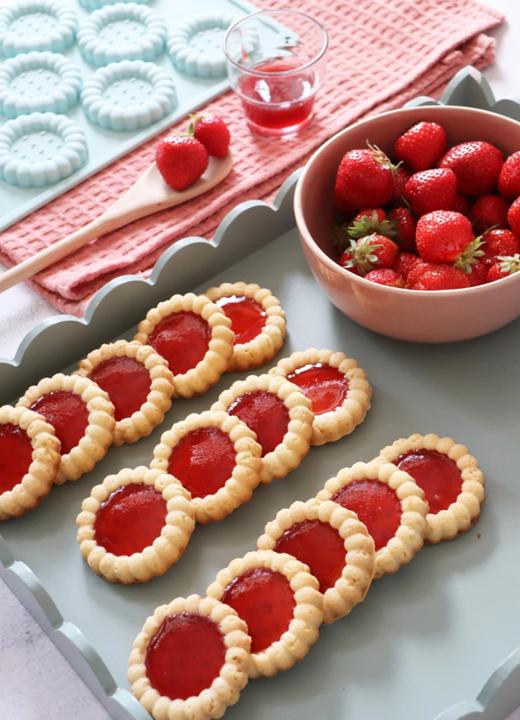 Actual product image ScrapCooking Silicone baking tin for 11 tartlets