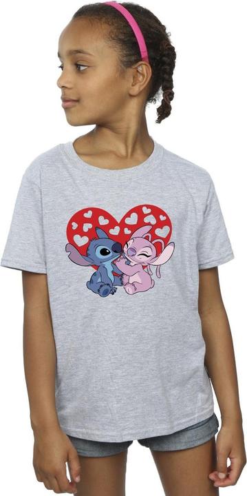 Immagine prodotto Disney Lilo & Stitch Hearts Maglietta Ragazze (116)