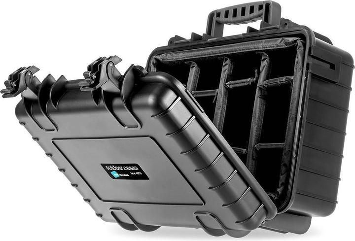 Actual product image B+W Outdoor case type 4000 - RPD with compartment division (Photo case, 16.60 l)