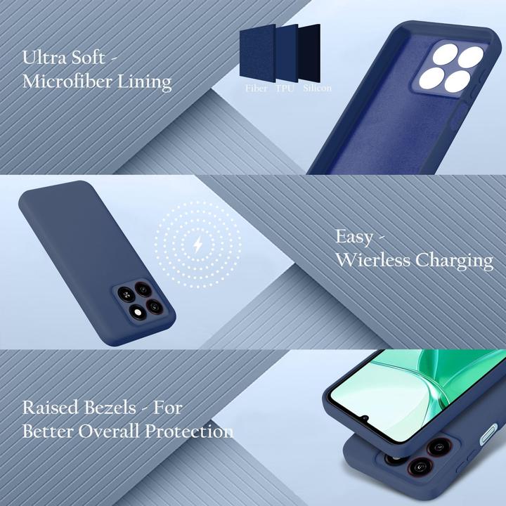 Actual product image Cadorabo Case for ZTE Blade A35 / A55 TPU Liquid Silicone Cover (HTC A55)